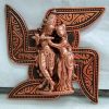 Copper Finished Radha Krishna