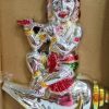 Multicolored Silver Krishna